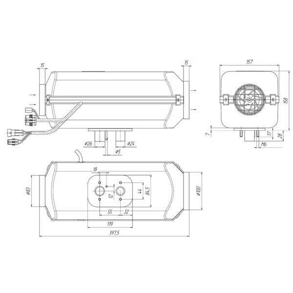  Autoterm 4D 12 Volt Dieselkachel