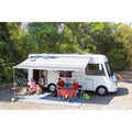  Fiamma F45 S 300 Cassetteluifel Polar White - Royal Grey