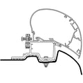  Thule Omnistor Sprinter Crafter H2 Dakadapter