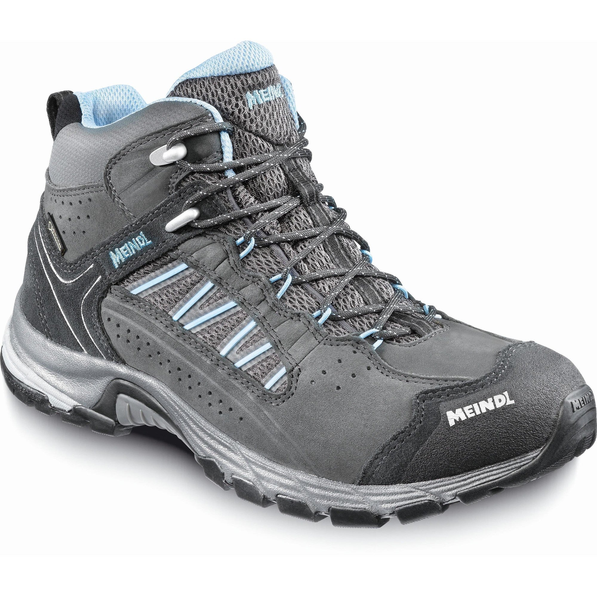  Meindl Journey Lady Mid GTX Wandelschoenen Dames Anthracite Azure