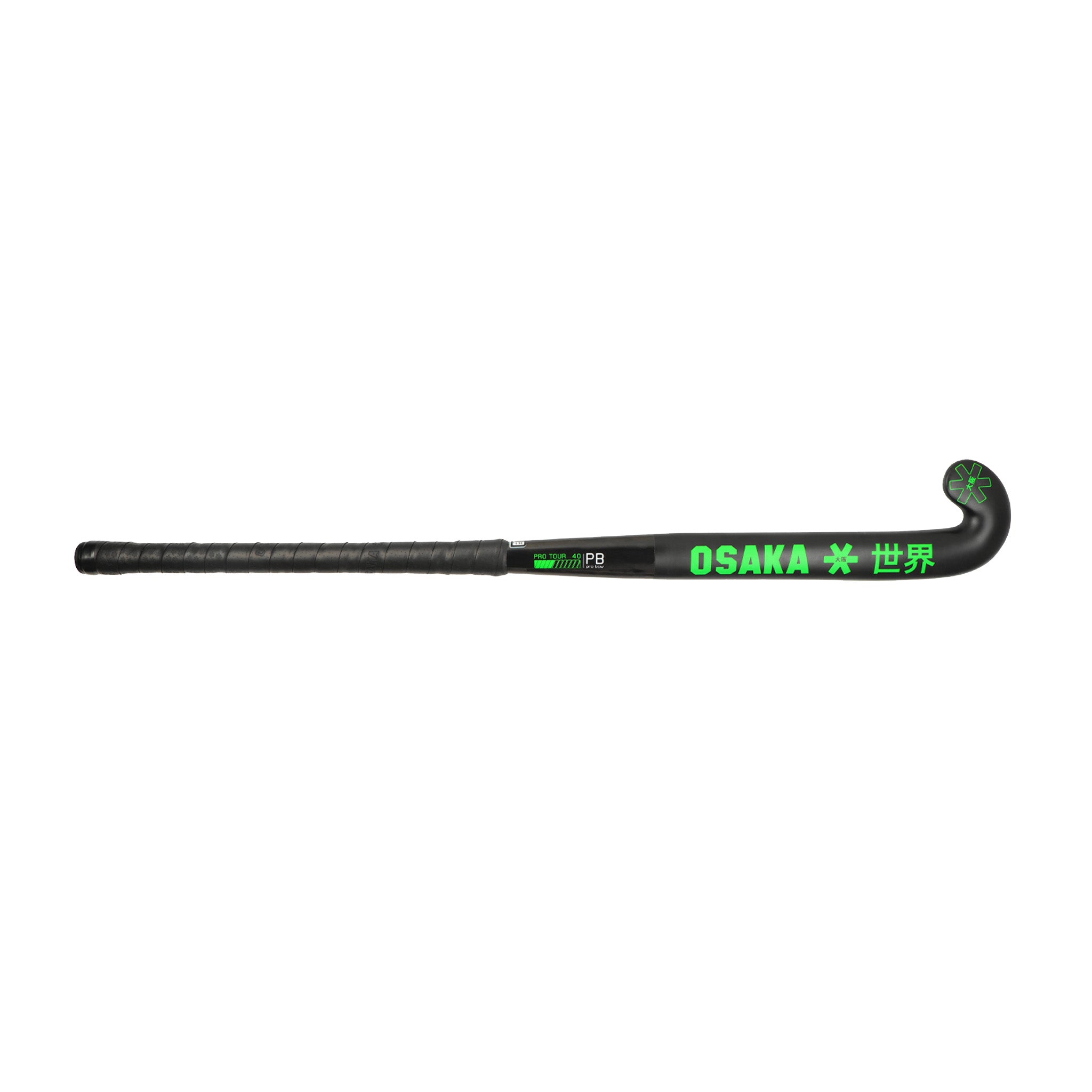  Osaka Pro Tour 40 2.0 Pro Bow Hockeystick Iconic Black