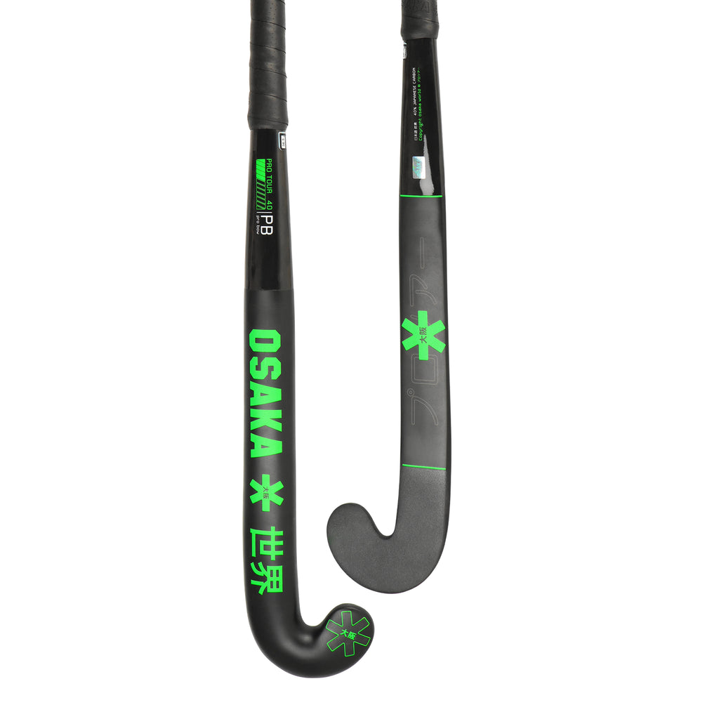  Osaka Pro Tour 40 2.0 Pro Bow Hockeystick Iconic Black