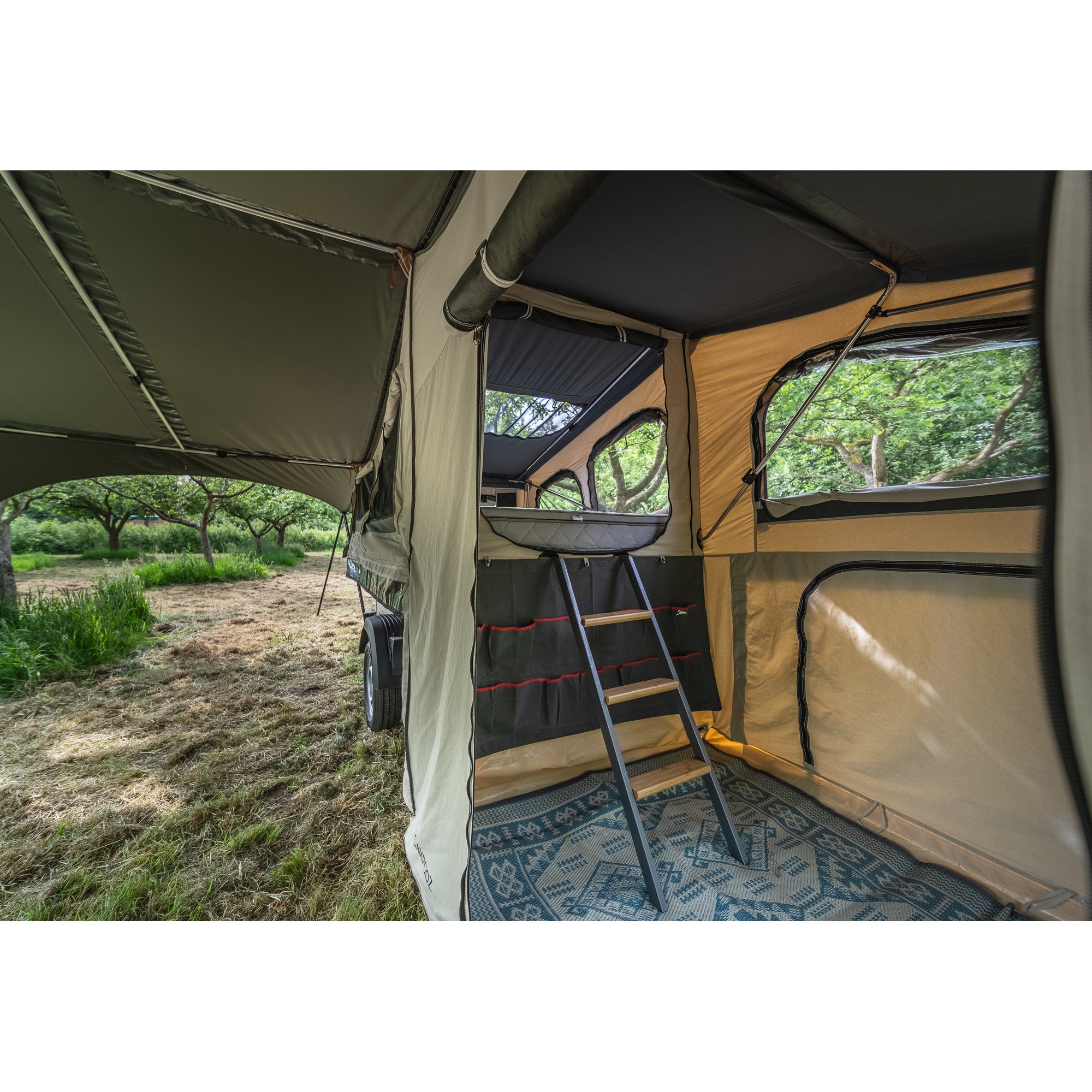  Campooz Sleepy Joe Vouwwagen Inclusief Trekking Luifel