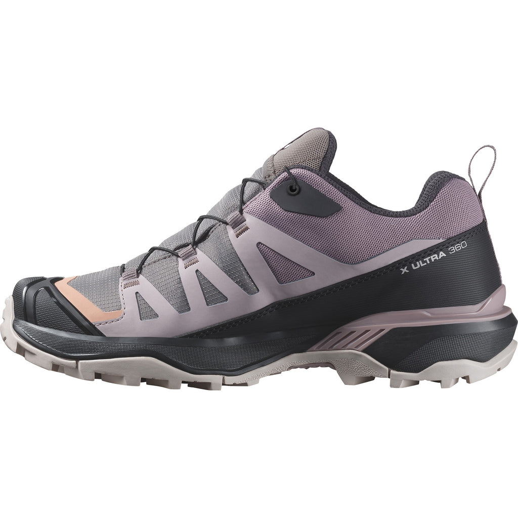  Salomon X Ultra 360 GTX Lo Wandelschoenen Dames Plum Kitten Phantom Cork