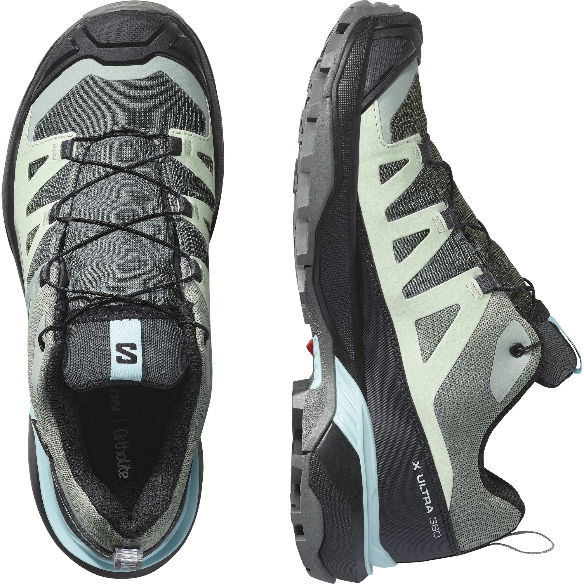  Salomon X ULTRA 360 GORE-TEX Wandelschoenen Dames Sedona Sage Black Sea Foam