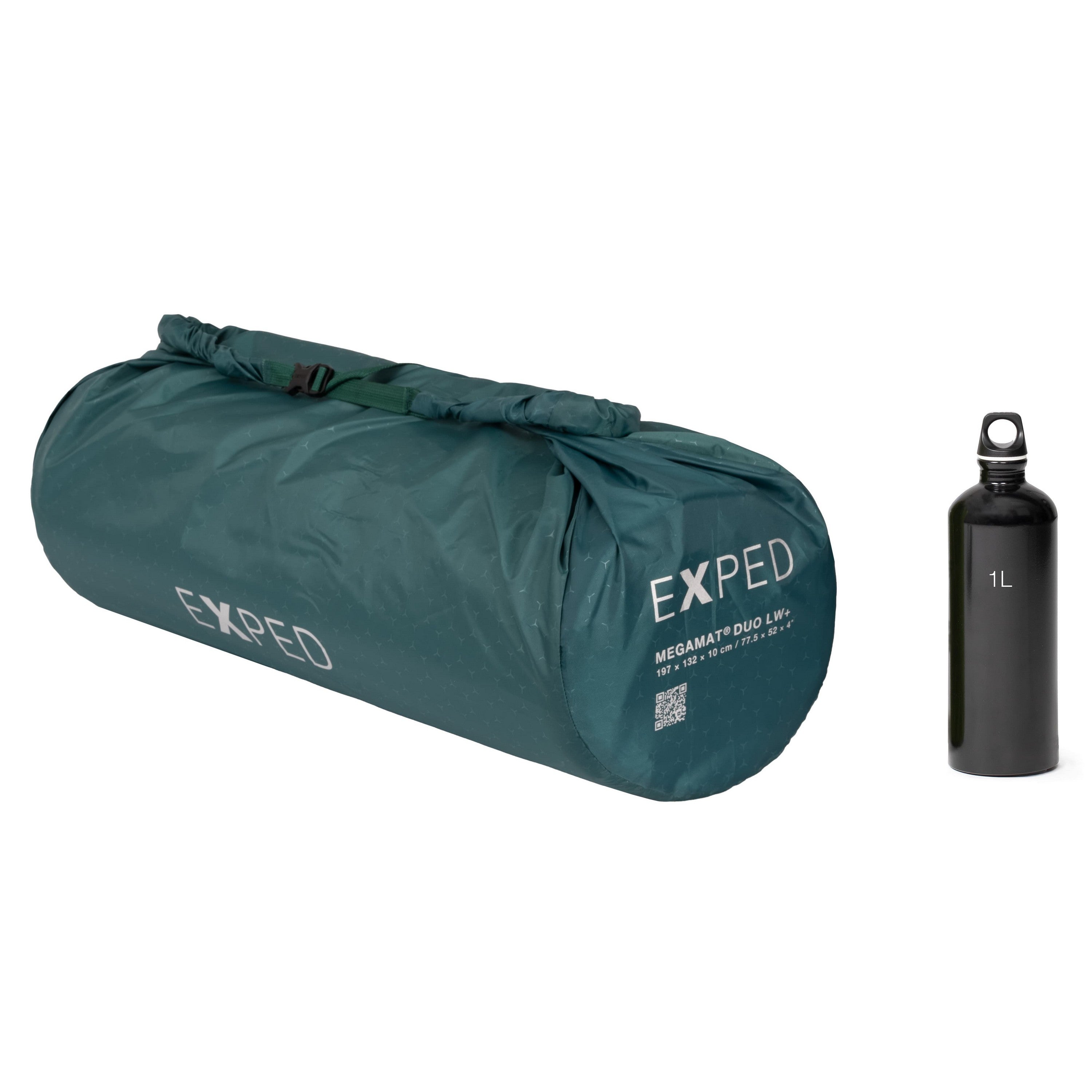  Exped MegaMat Duo LW+ Self-inflating Slaapmat Cypress Green