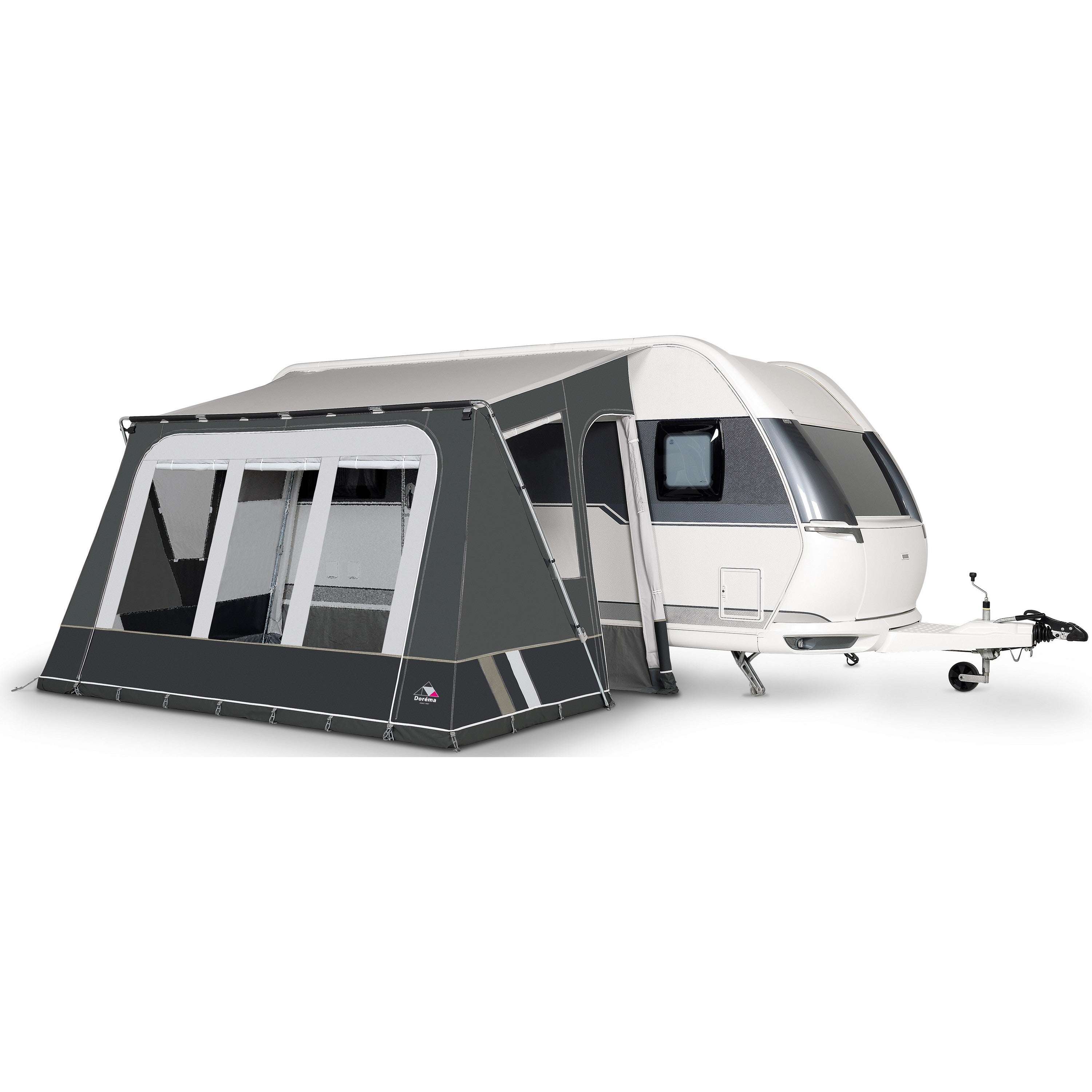  Doréma Mistral XL All Season Deeltent Anthracite Olive Grey
