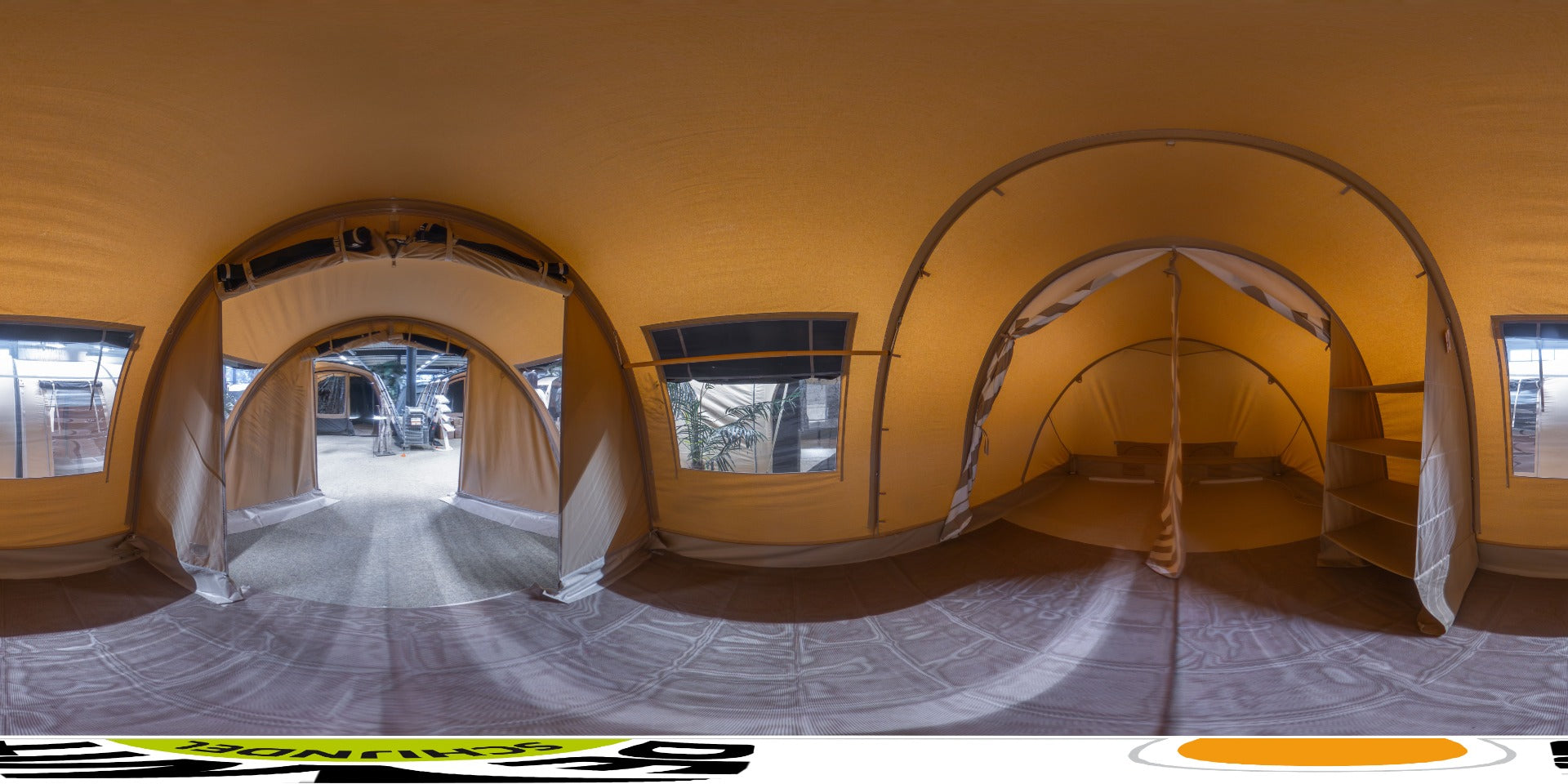  Karsten Lacerta Tunneltent Beige 2025