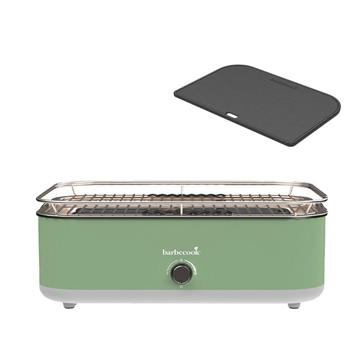  Barbecook E-Carlo Elektrische Barbecue Paris Green Inclusief Contactplaat