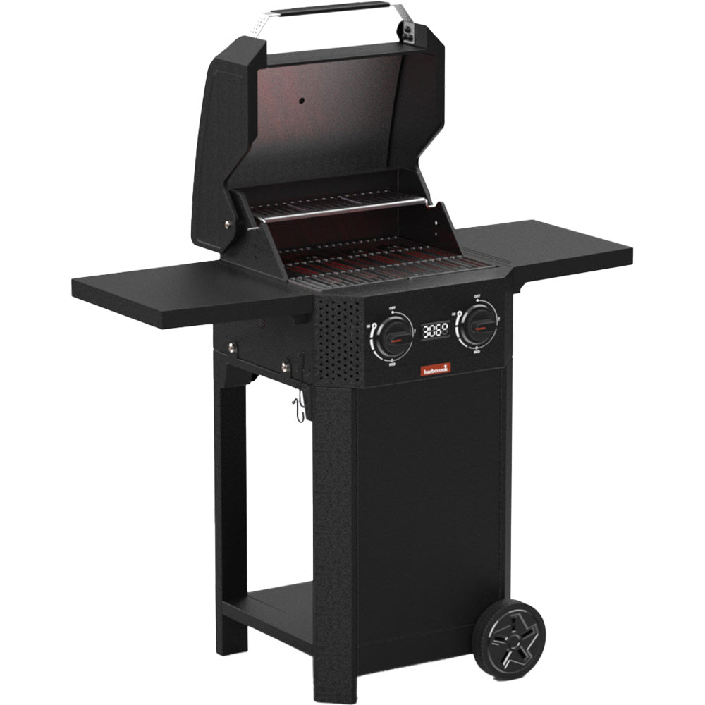  Barbecook E-Luca Elektrische Barbecue Black Inclusief Onderstel En Zijtafels