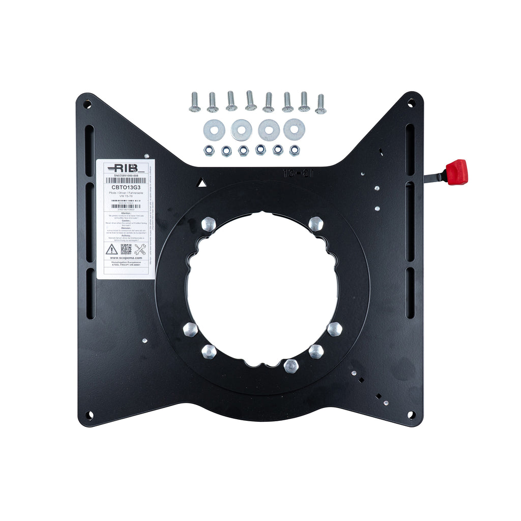  Scopema V3 Volkswagen T5 T6 T6.1 Draaiplateau Bestuurder Met Handremverlaging Black