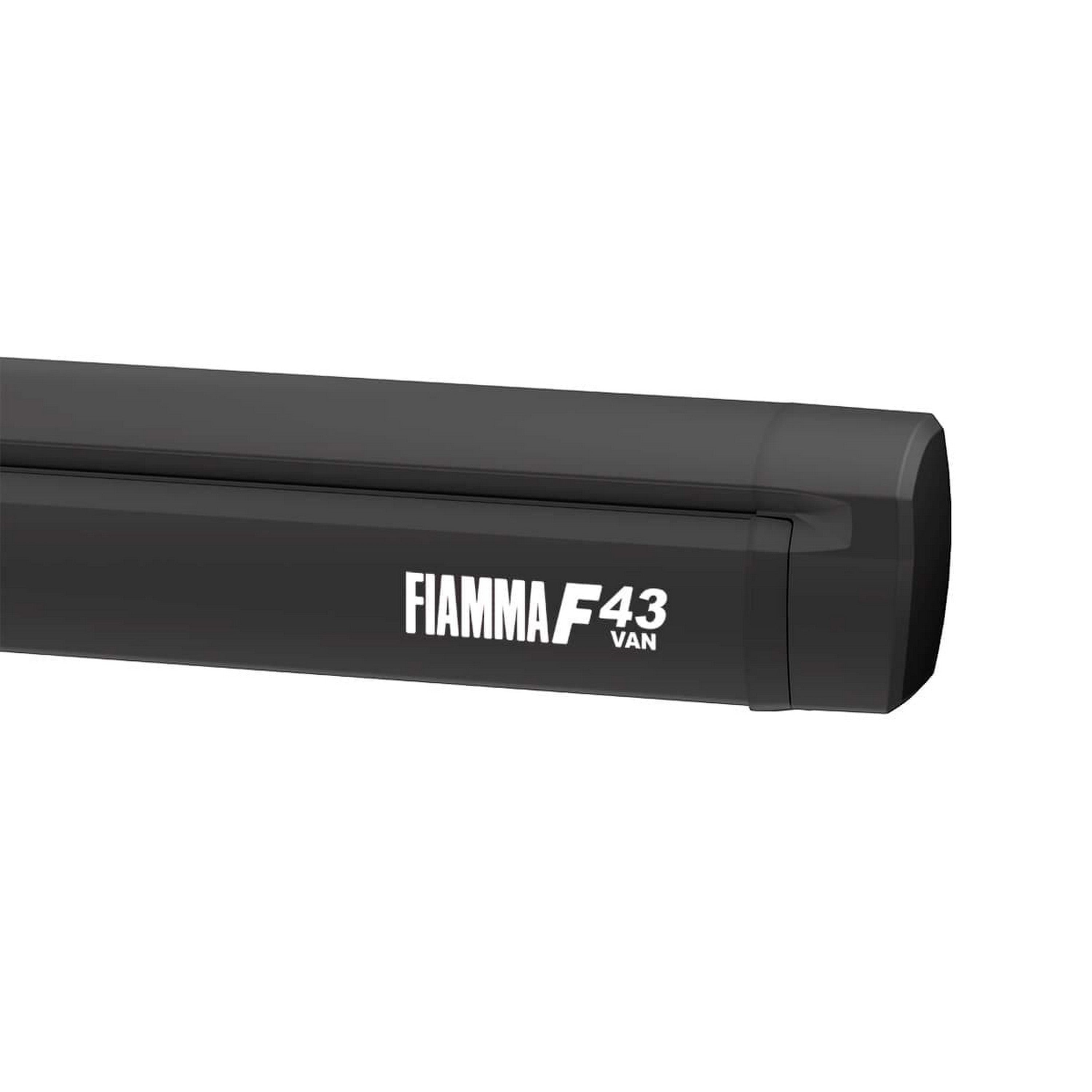  Fiamma F43van 300 Cassetteluifel Deep Black - Royal Grey