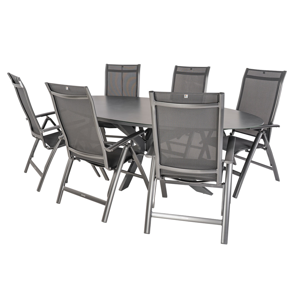  Bardani Varesse 240 X 180 Cm Legato 6 Tuinset Antraciet