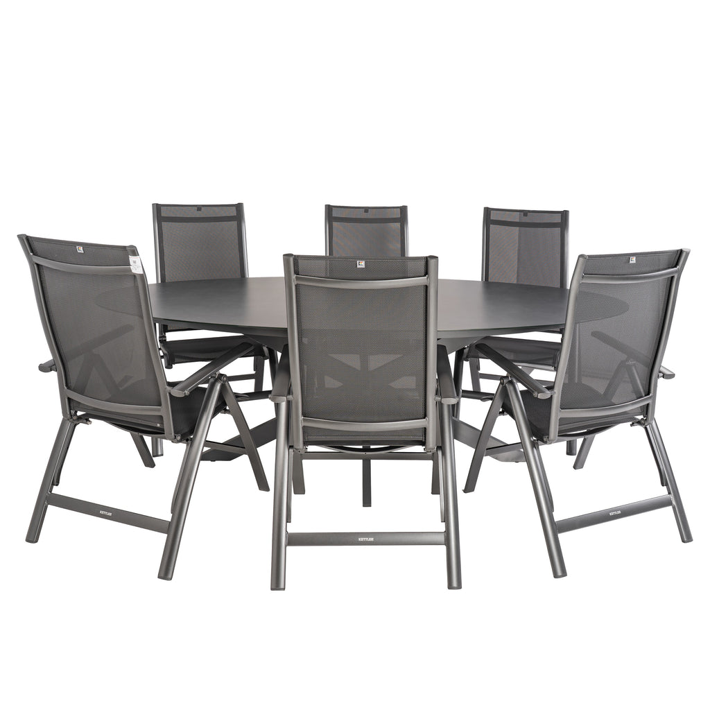  Bardani Varesse 240 X 180 Cm Legato 6 Tuinset Antraciet