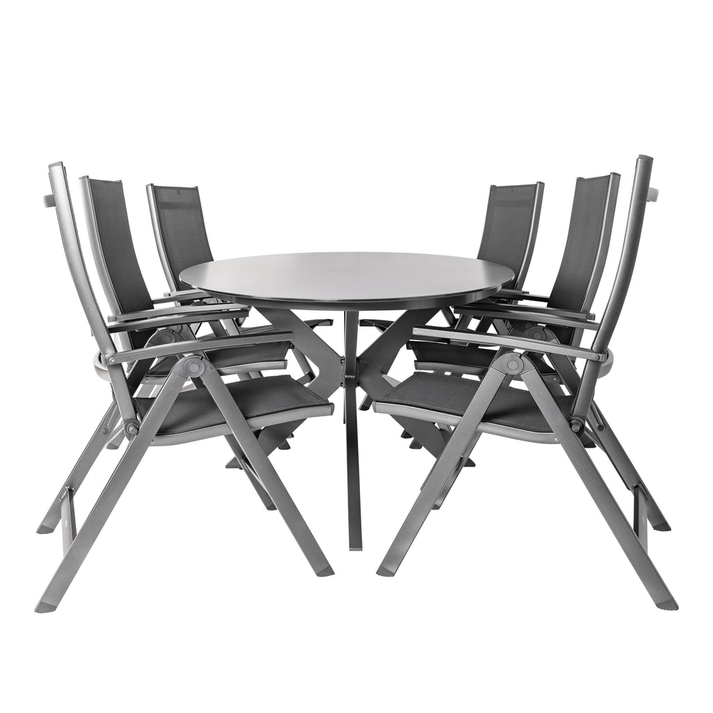  Bardani Varesse 240 X 108 Cm Easy 6 Tuinset Antraciet