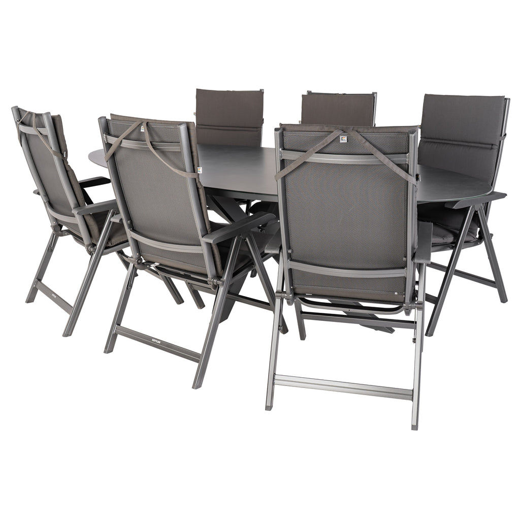  Bardani Varesse 240 X 108 Cm Basic Plus 6 Tuinset Antraciet