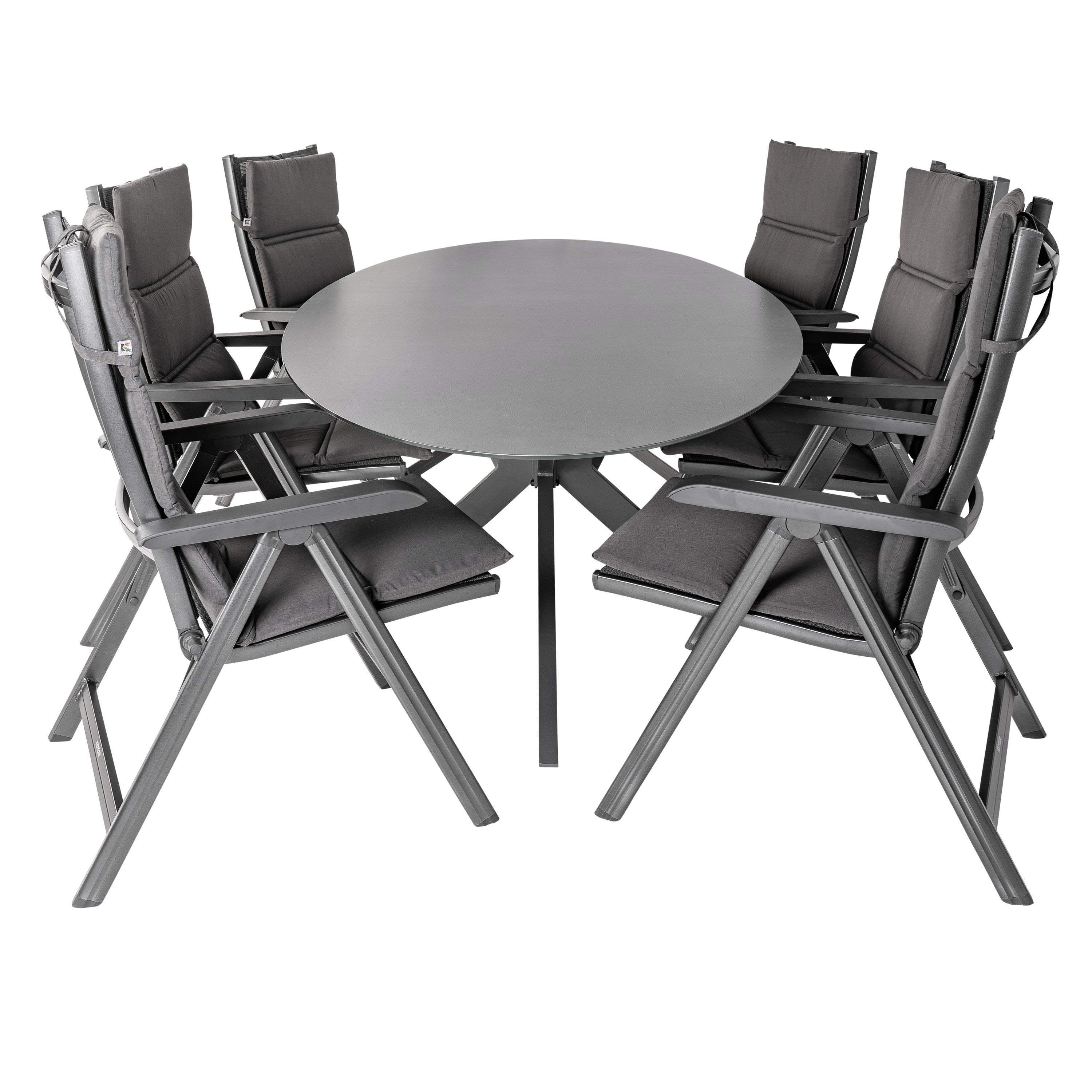  Bardani Varesse 240 X 108 Cm Basic Plus 6 Tuinset Antraciet