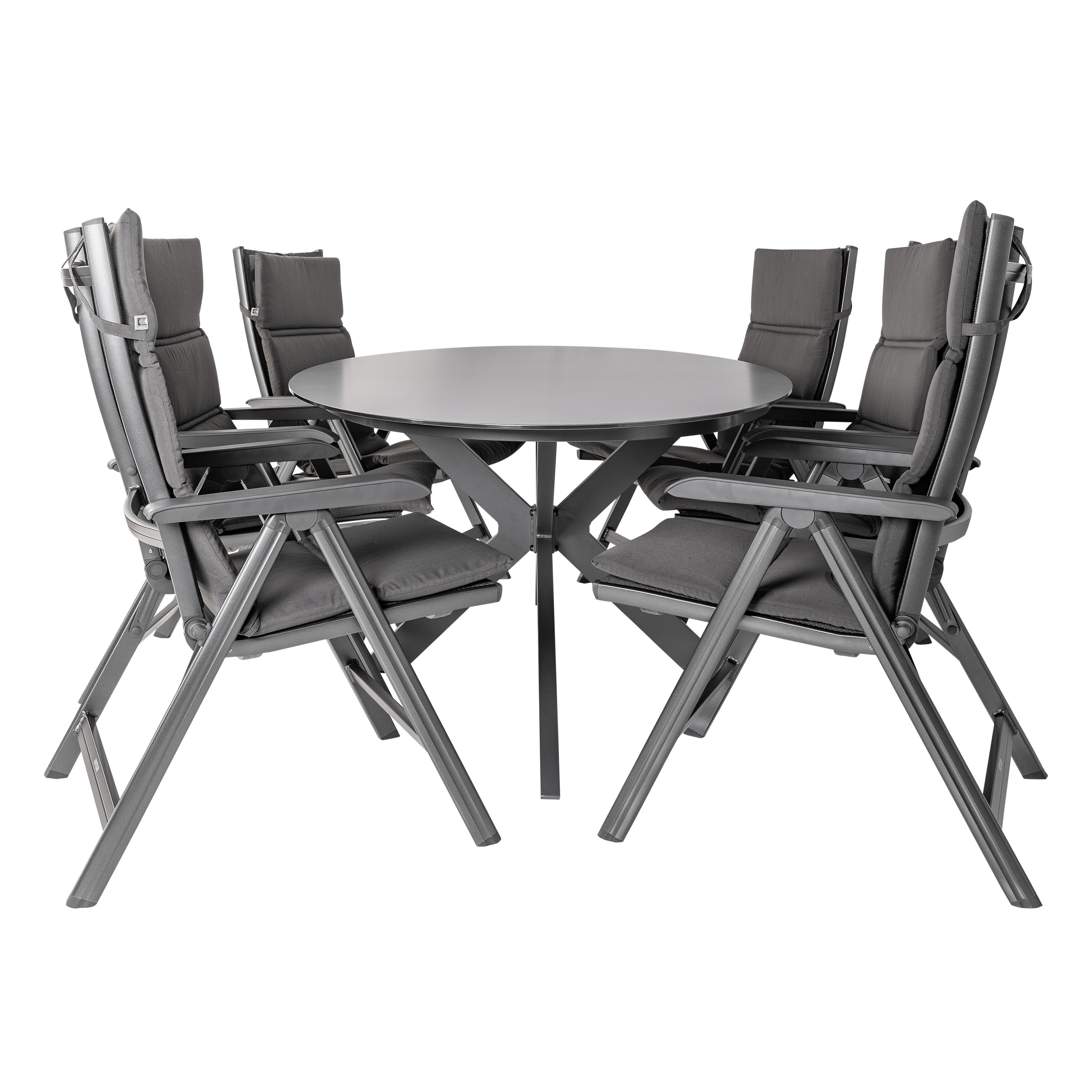  Bardani Varesse 240 X 108 Cm Basic Plus 6 Tuinset Antraciet