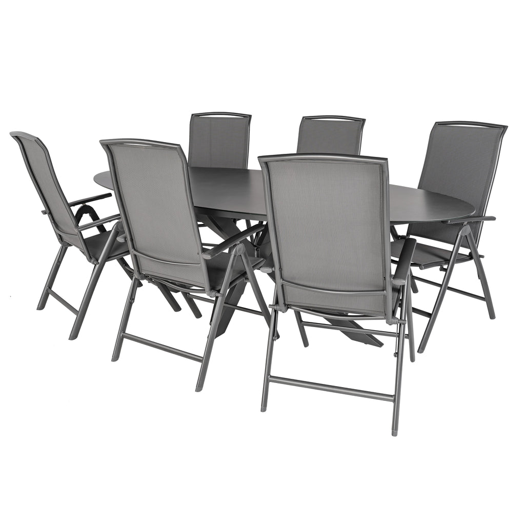  Bardani Varesse 240 X 108 Cm Capri 6 Tuinset Antraciet