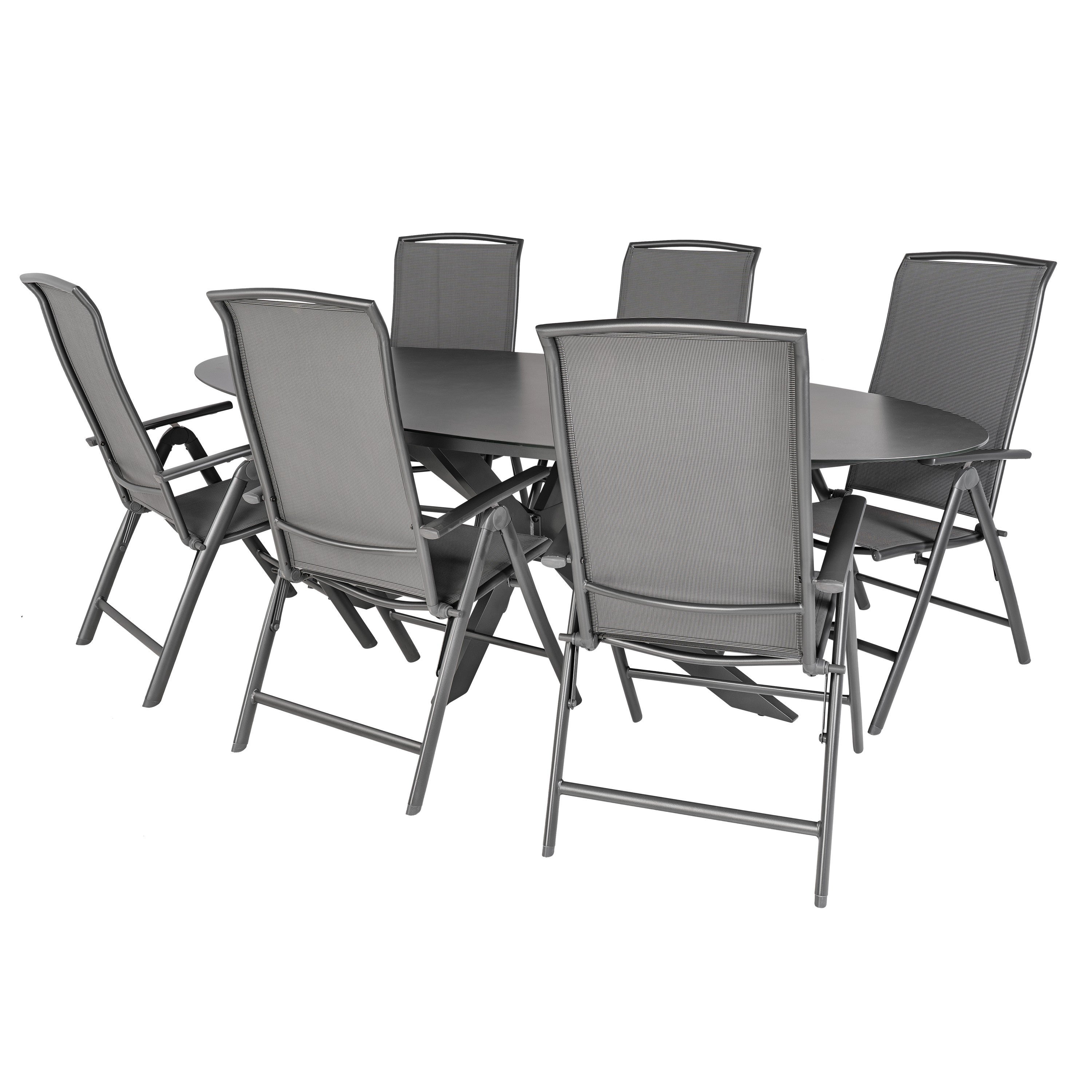  Bardani Varesse 240 X 108 Cm Capri 6 Tuinset Antraciet
