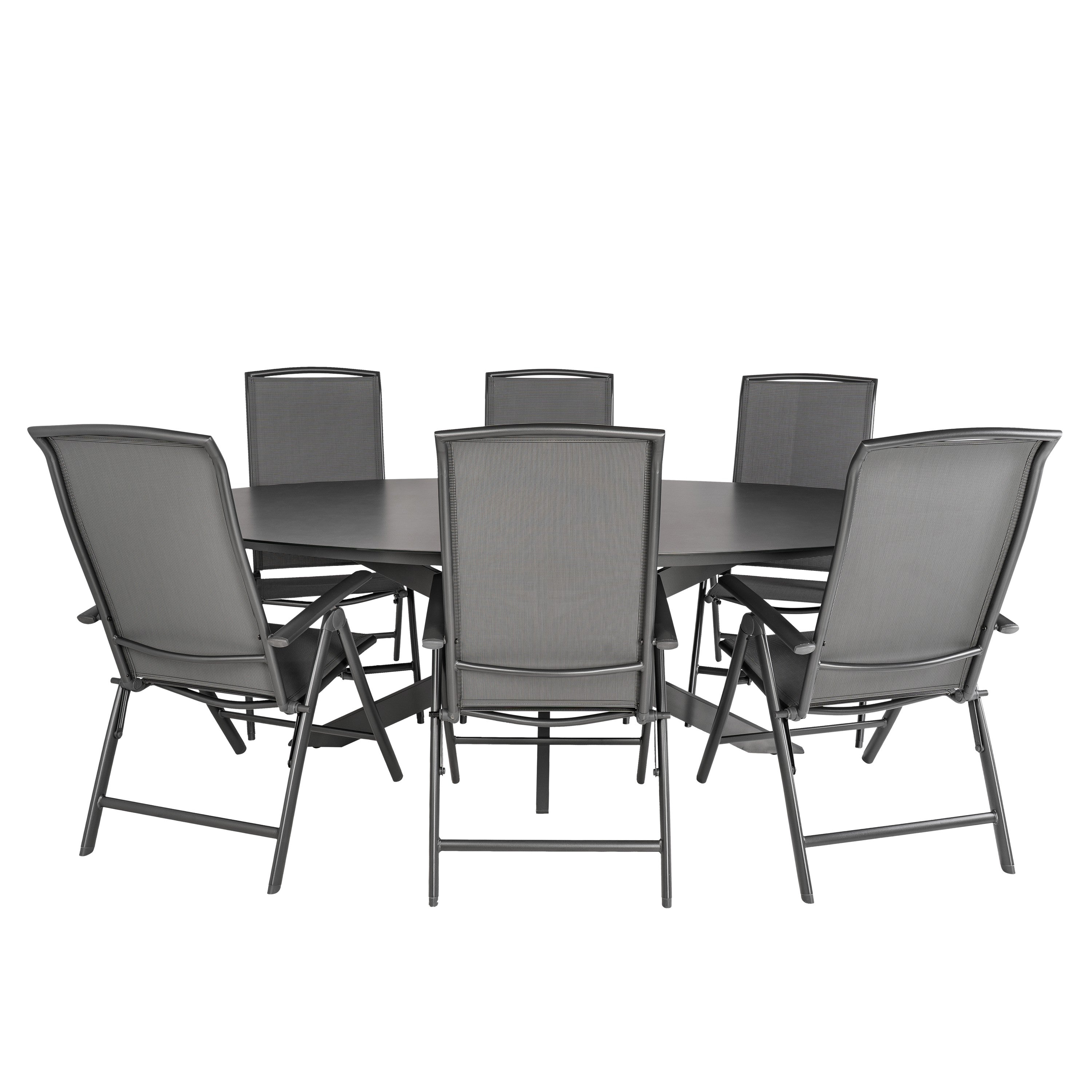  Bardani Varesse 240 X 108 Cm Capri 6 Tuinset Antraciet