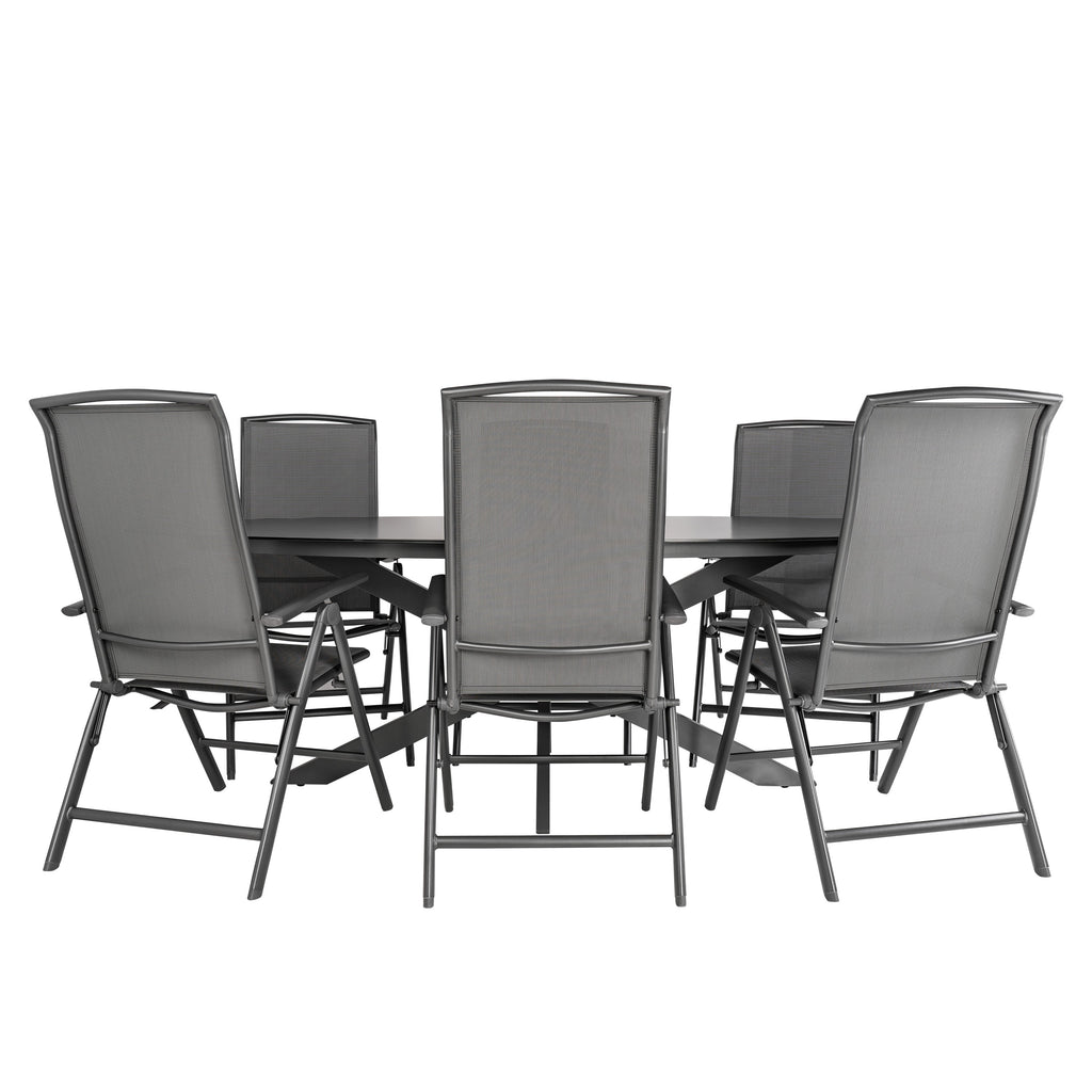 Bardani Varesse 240 X 108 Cm Capri 6 Tuinset Antraciet
