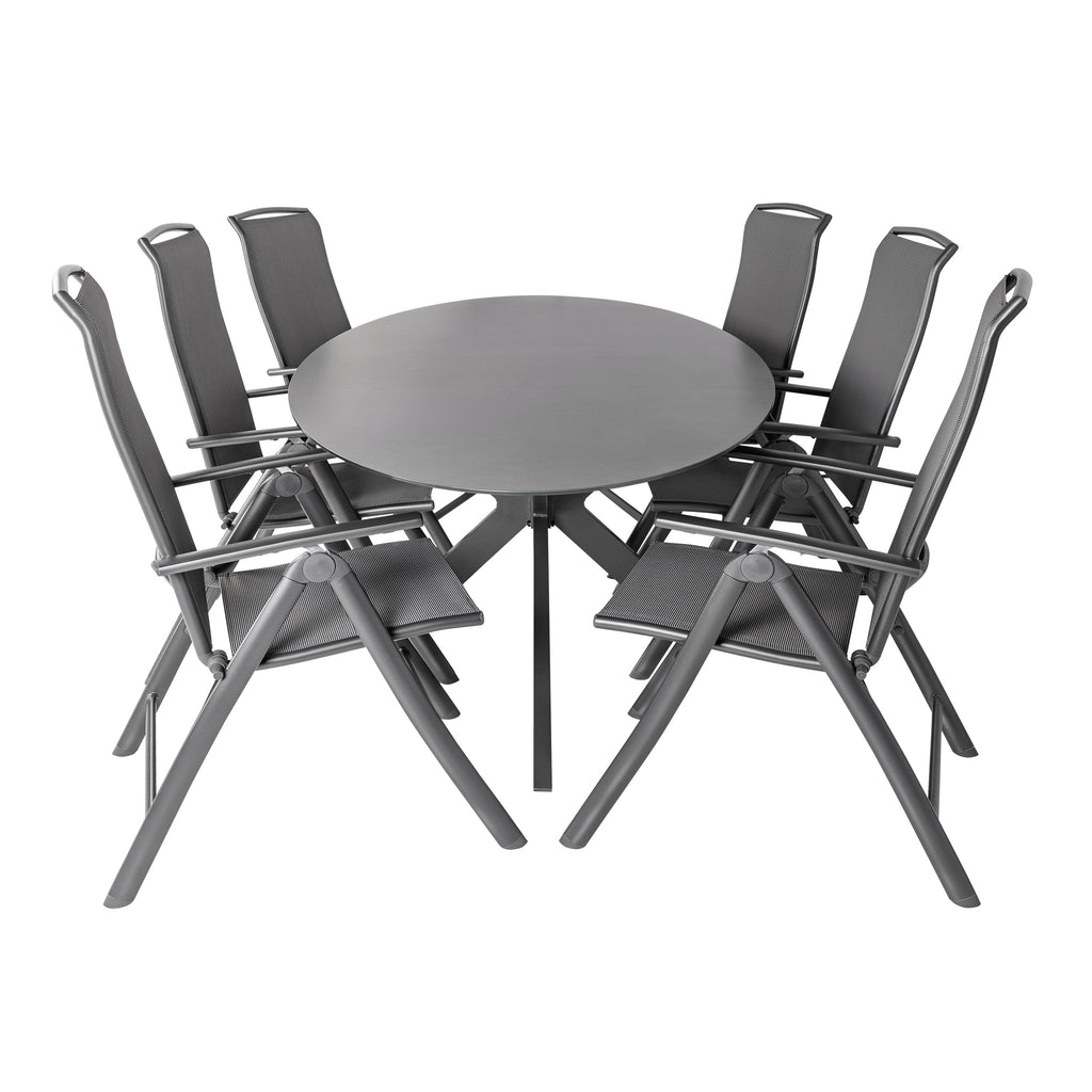  Bardani Varesse 240 X 108 Cm Capri 6 Tuinset Antraciet