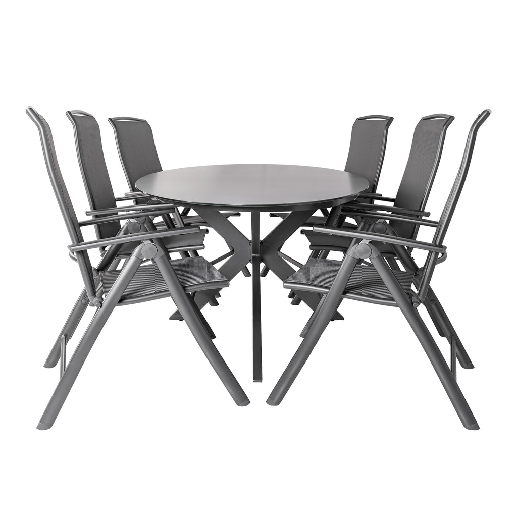  Bardani Varesse 240 X 108 Cm Capri 6 Tuinset Antraciet
