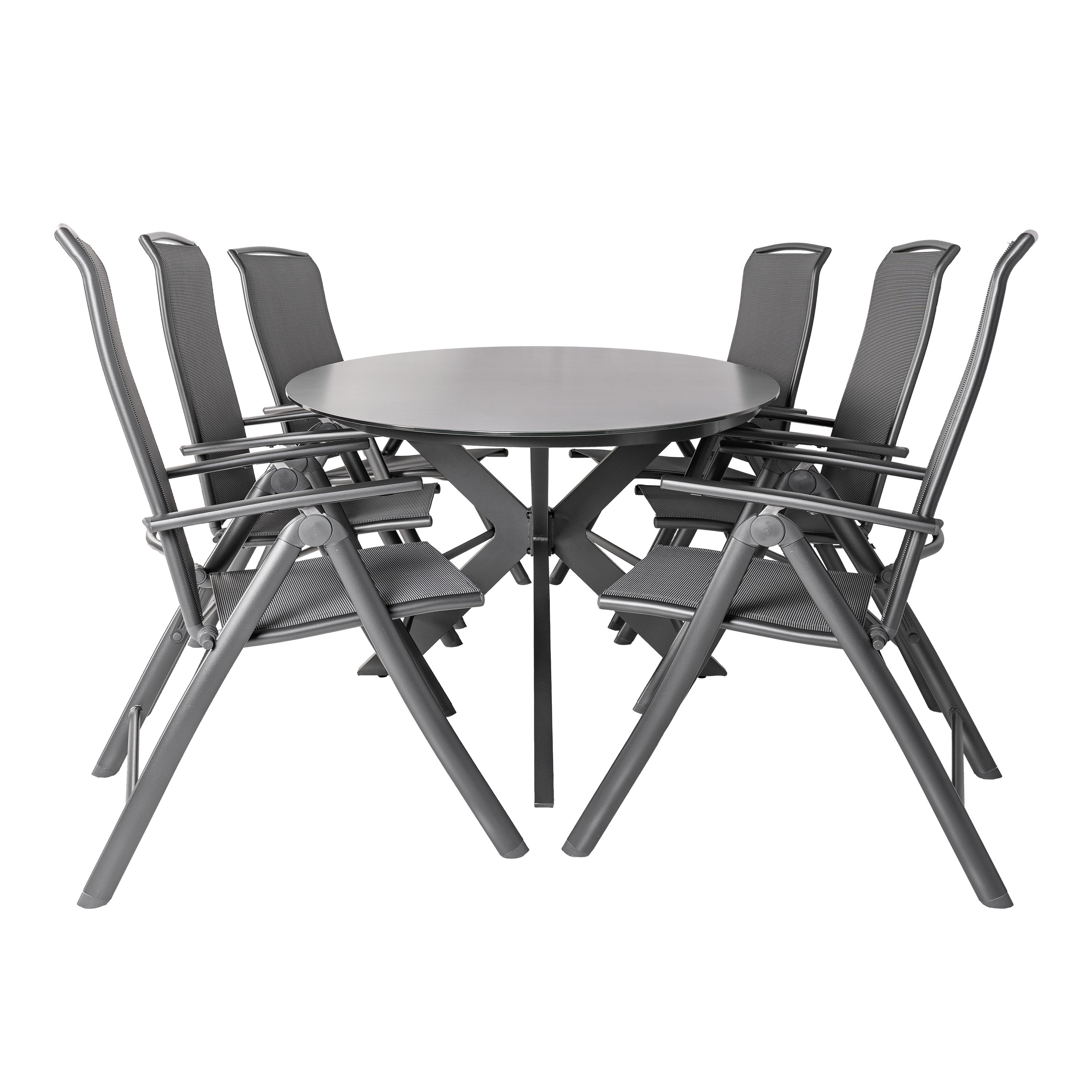  Bardani Varesse 240 X 108 Cm Capri 6 Tuinset Antraciet