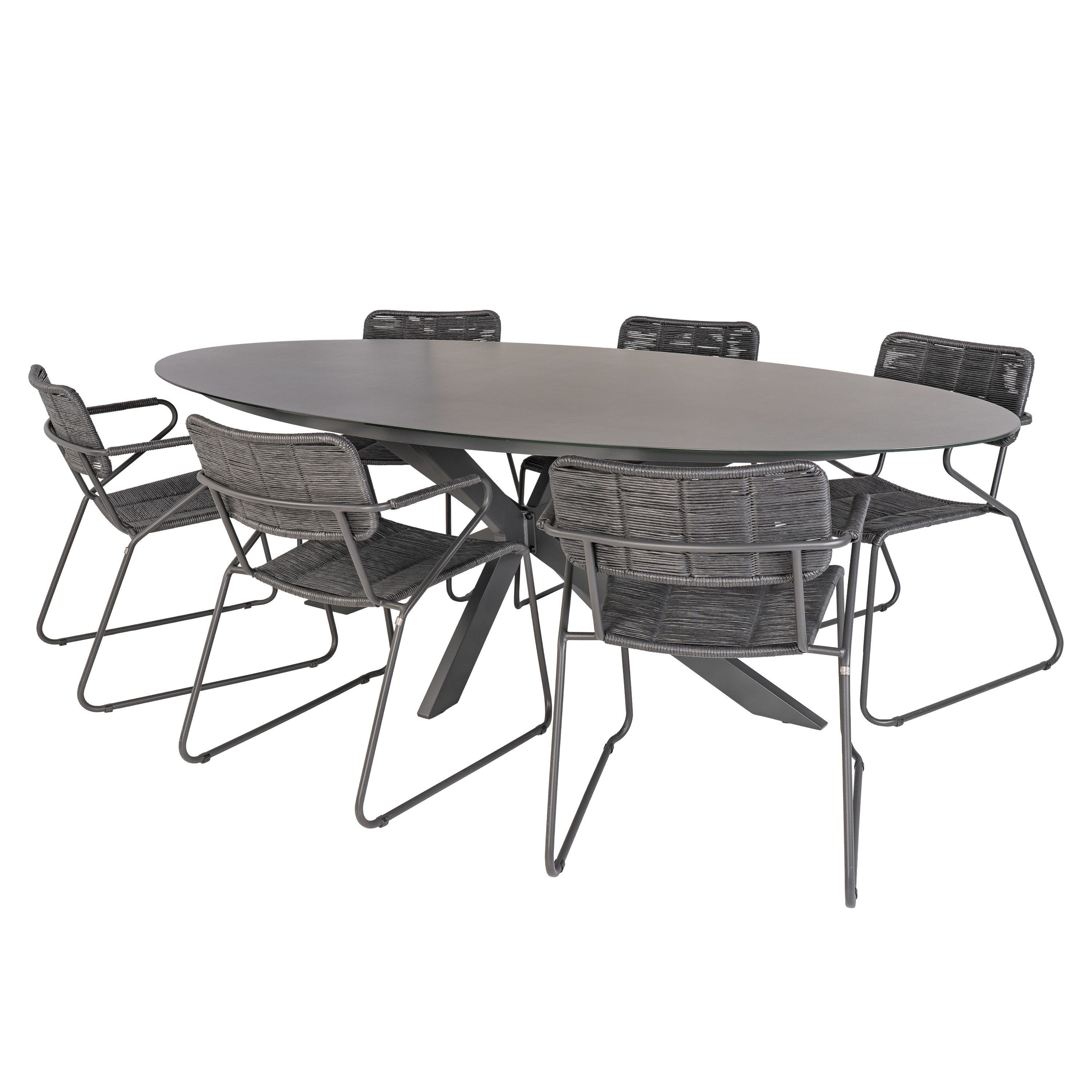  Bardani Varesse 240 X 108 Cm Swing 6 Tuinset Antraciet