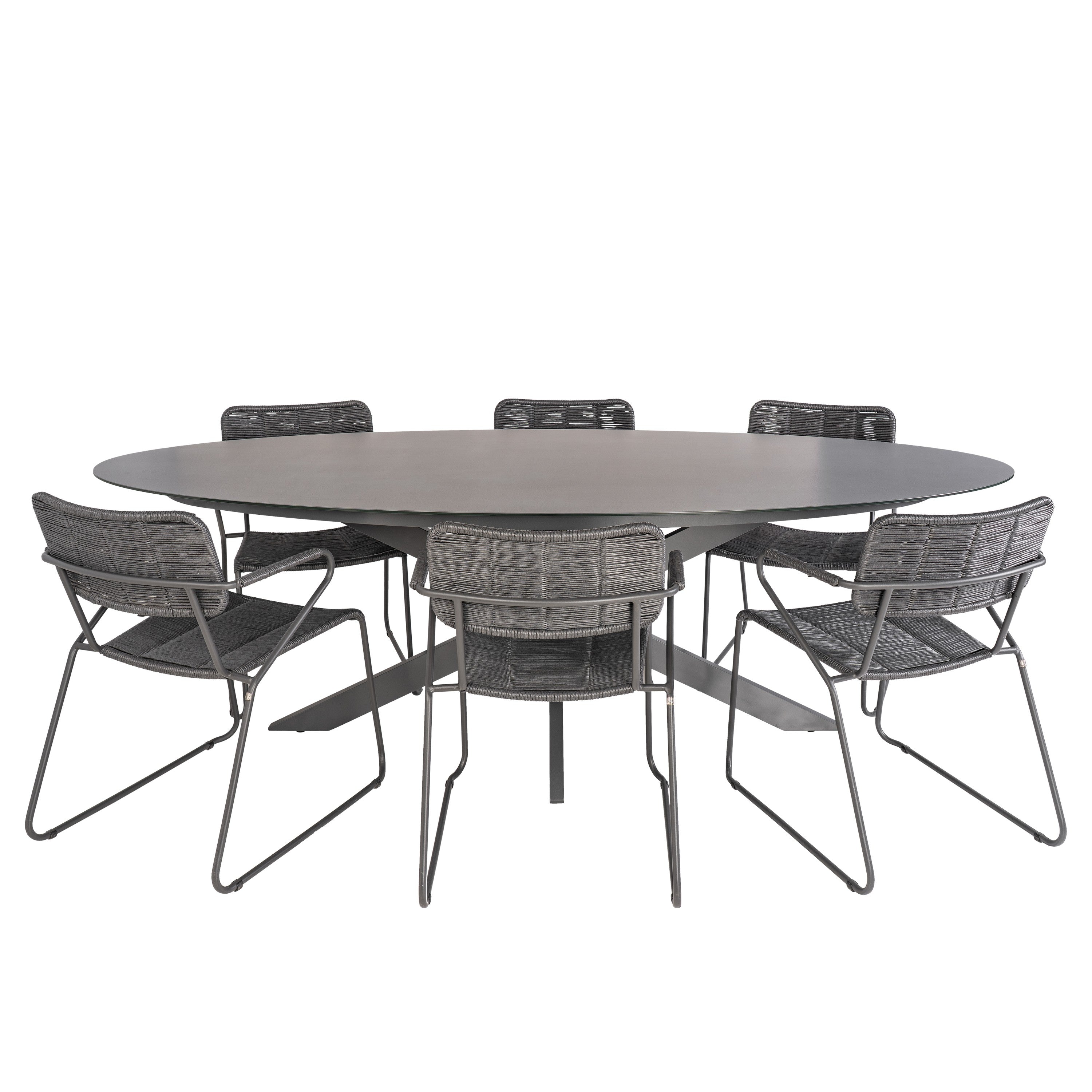  Bardani Varesse 240 X 108 Cm Swing 6 Tuinset Antraciet