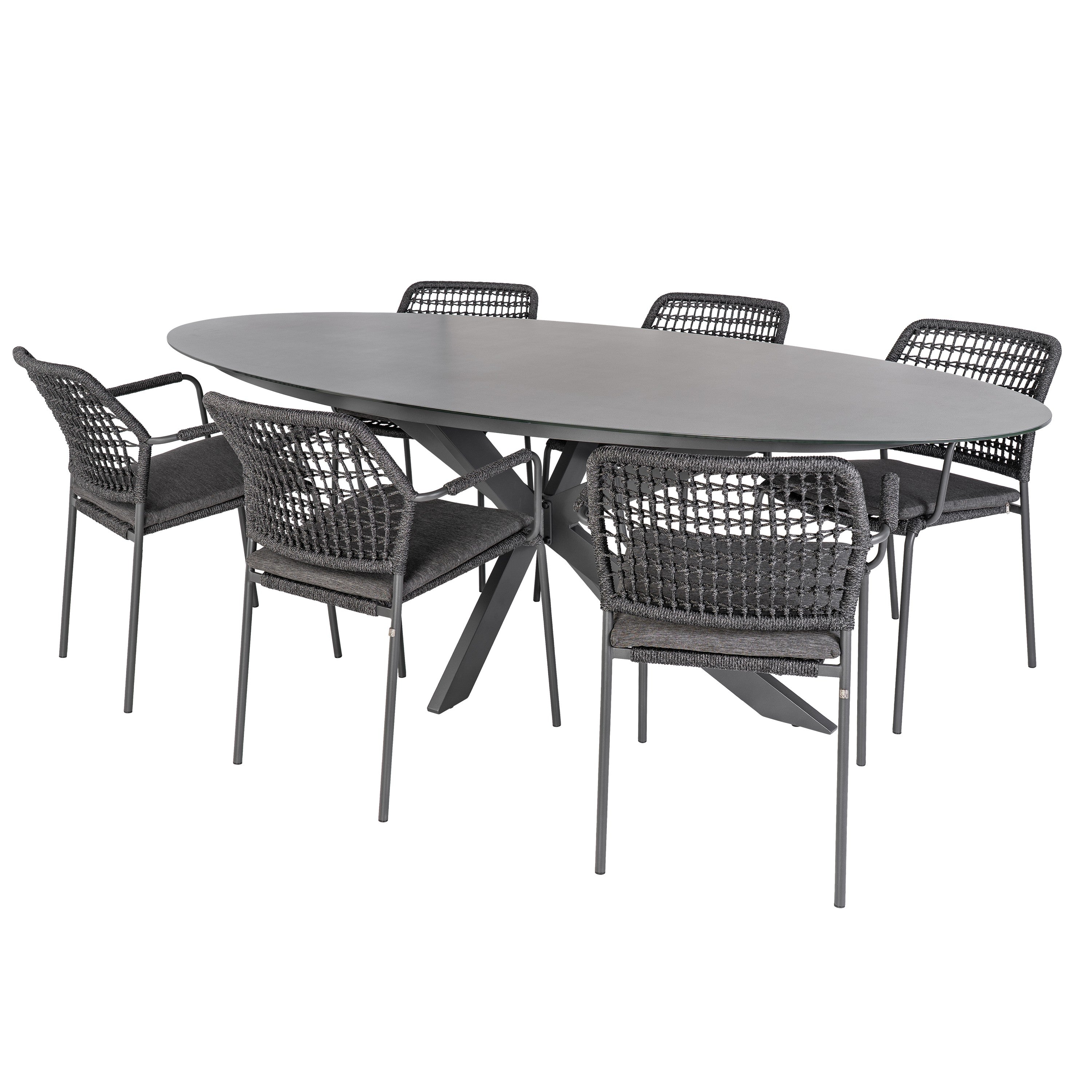  Bardani Varesse 240 X 108 Cm Barista 6 Tuinset Antraciet