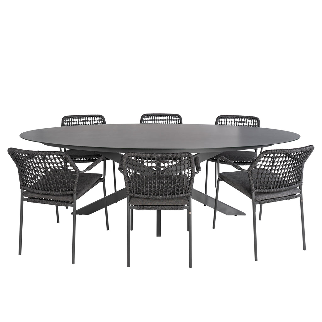  Bardani Varesse 240 X 108 Cm Barista 6 Tuinset Antraciet