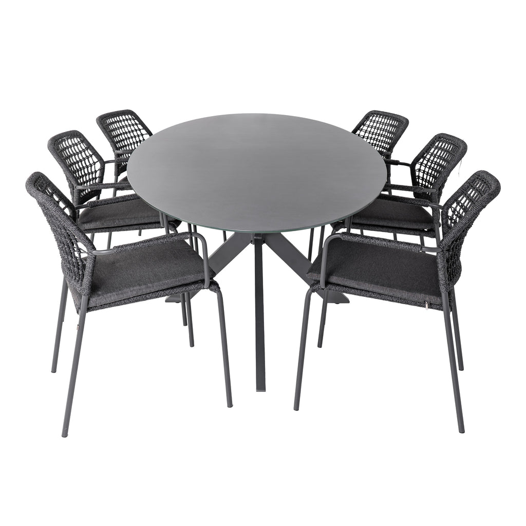  Bardani Varesse 240 X 108 Cm Barista 6 Tuinset Antraciet