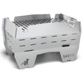  SKOTTI Mini Grill Houtskoolbarbecue Silver