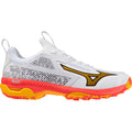  Mizuno Wave Panthera 2 Hockeyschoenen Heren White Fiery Coral 2 Citrus