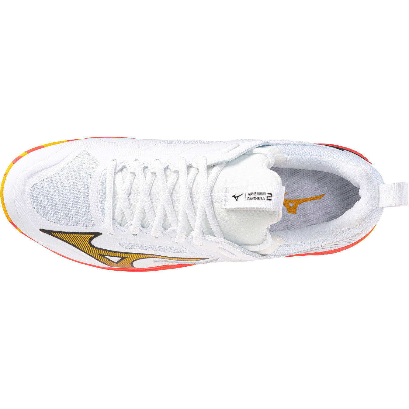 Mizuno Wave Panthera 2 Hockeyschoenen Heren White Fiery Coral 2 Citrus