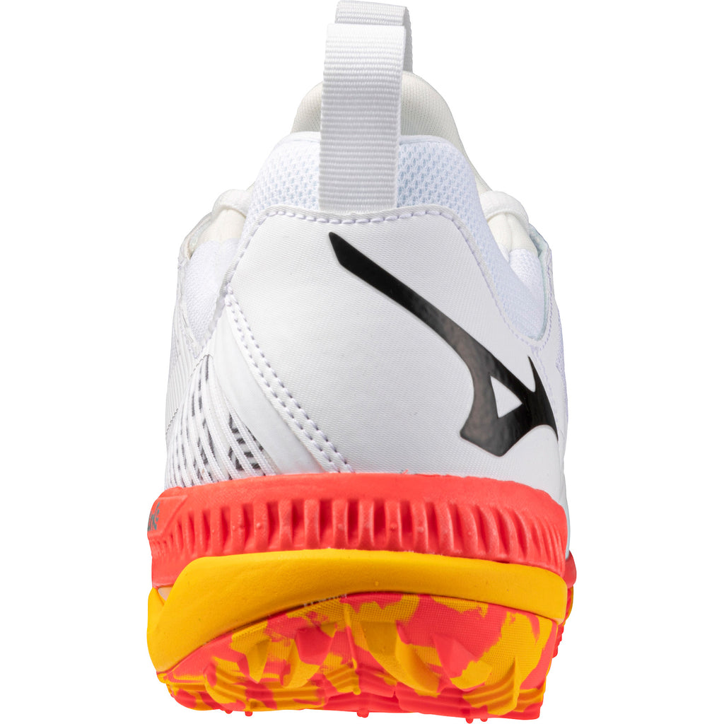  Mizuno Wave Panthera 2 Hockeyschoenen Heren White Fiery Coral 2 Citrus