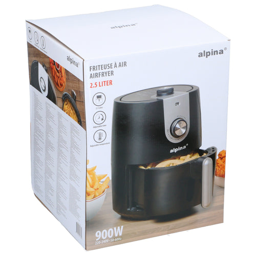  Alpina 871125257433 Airfryer Black