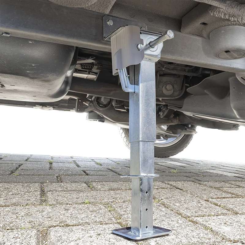  ProPlus Camper Uitdraaisteunen 29 - 46 Cm Grey Per 2 Stuks