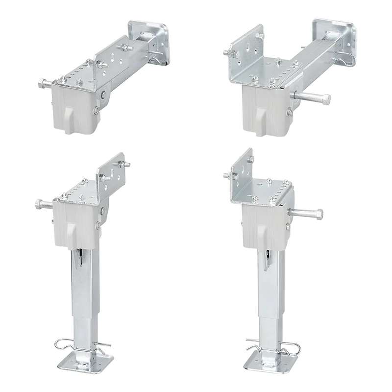  ProPlus Camper Uitdraaisteunen 29 - 46 Cm Grey Per 2 Stuks