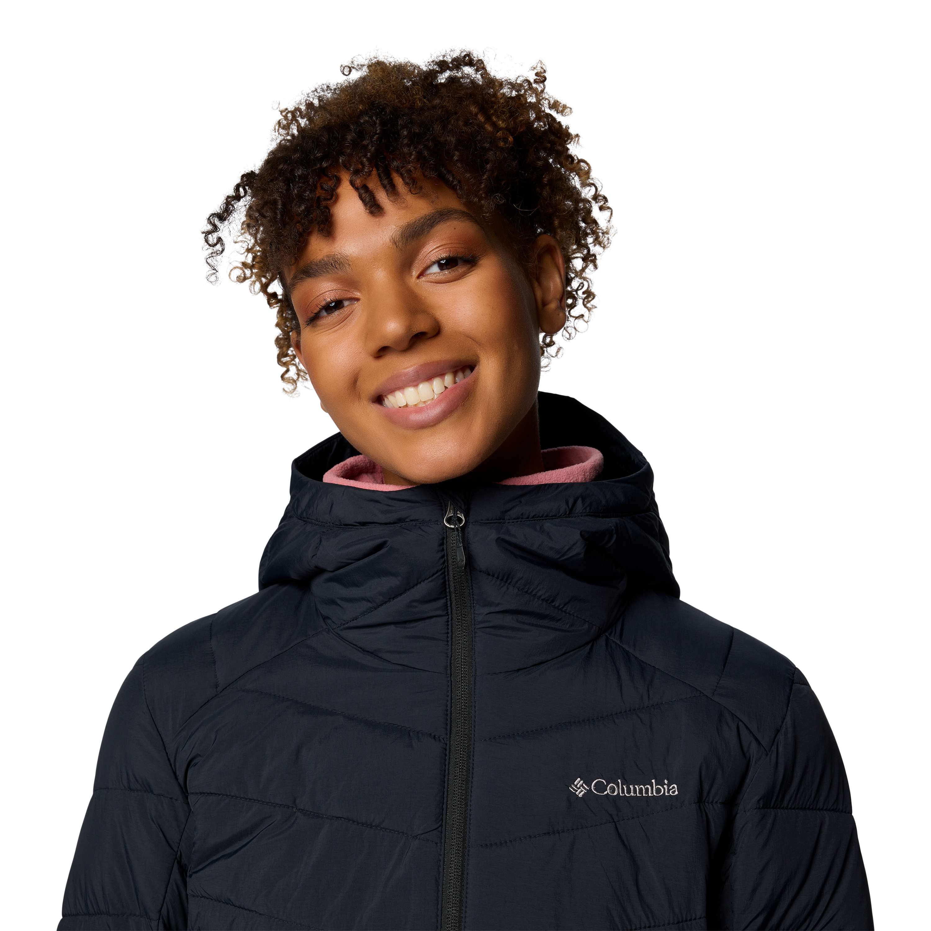  Columbia Joy Peak II Hooded Outdoor Jack Dames Black
