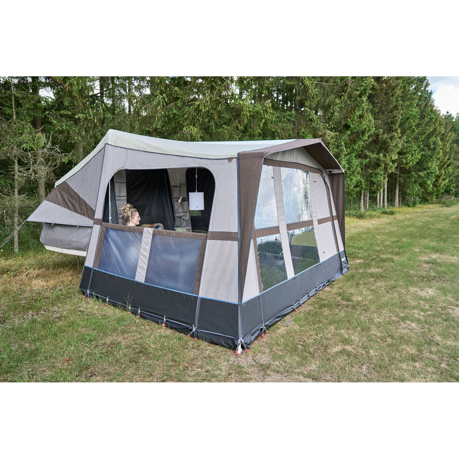  Camp-let Earth Geremd Vouwwagen 750 Kg Grey