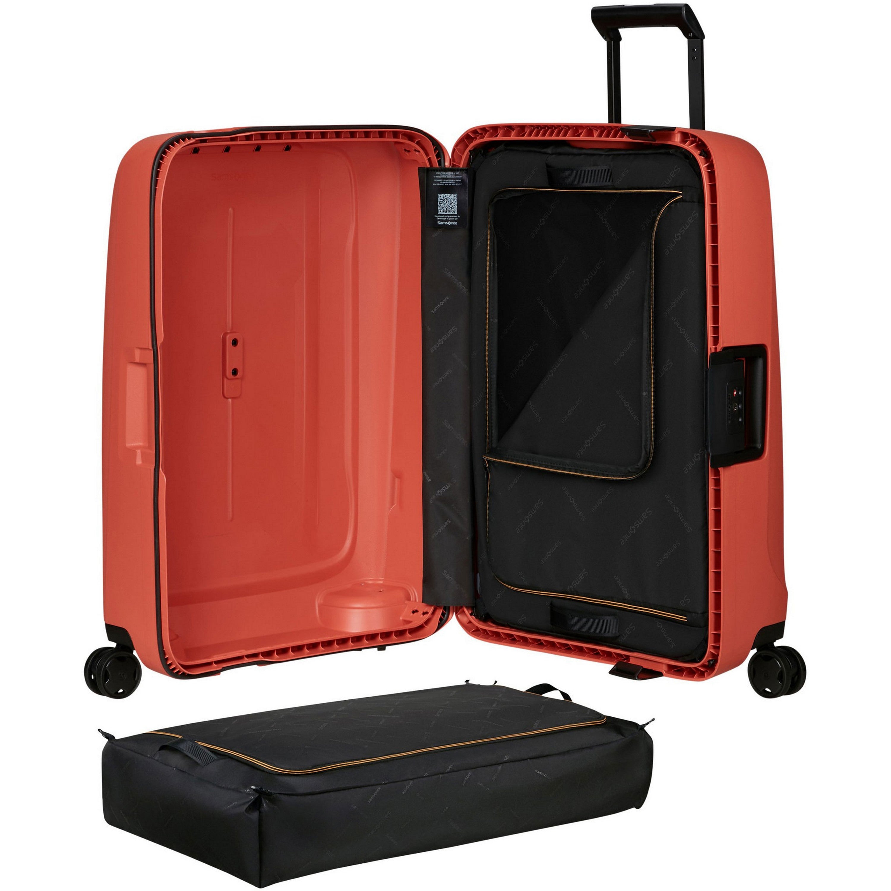  Samsonite Essens Spinner 69 Koffer Clay