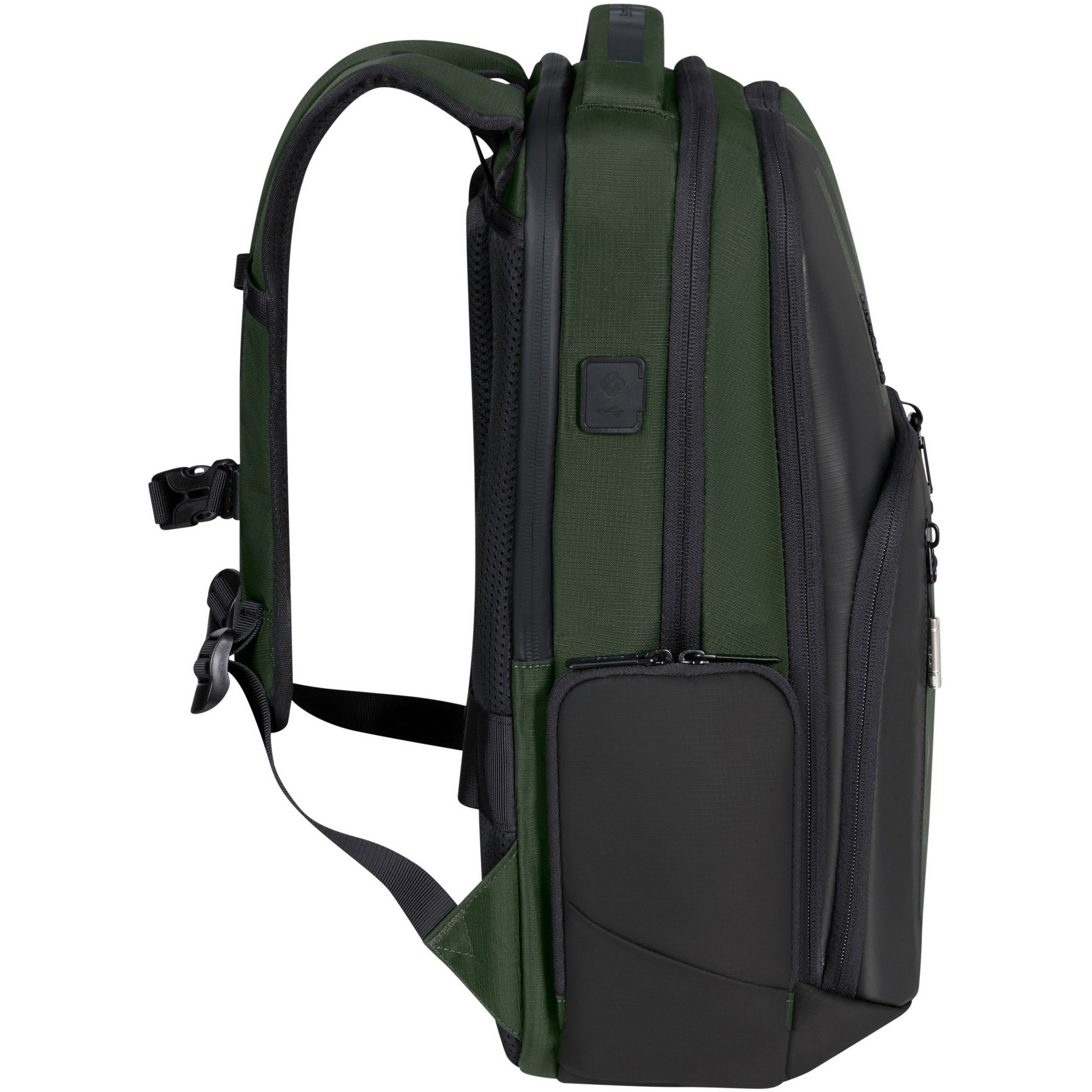  Samsonite Biz2go Daytrip 15,6 Inch Laptop Rugzak 22,5 Liter Earth Green