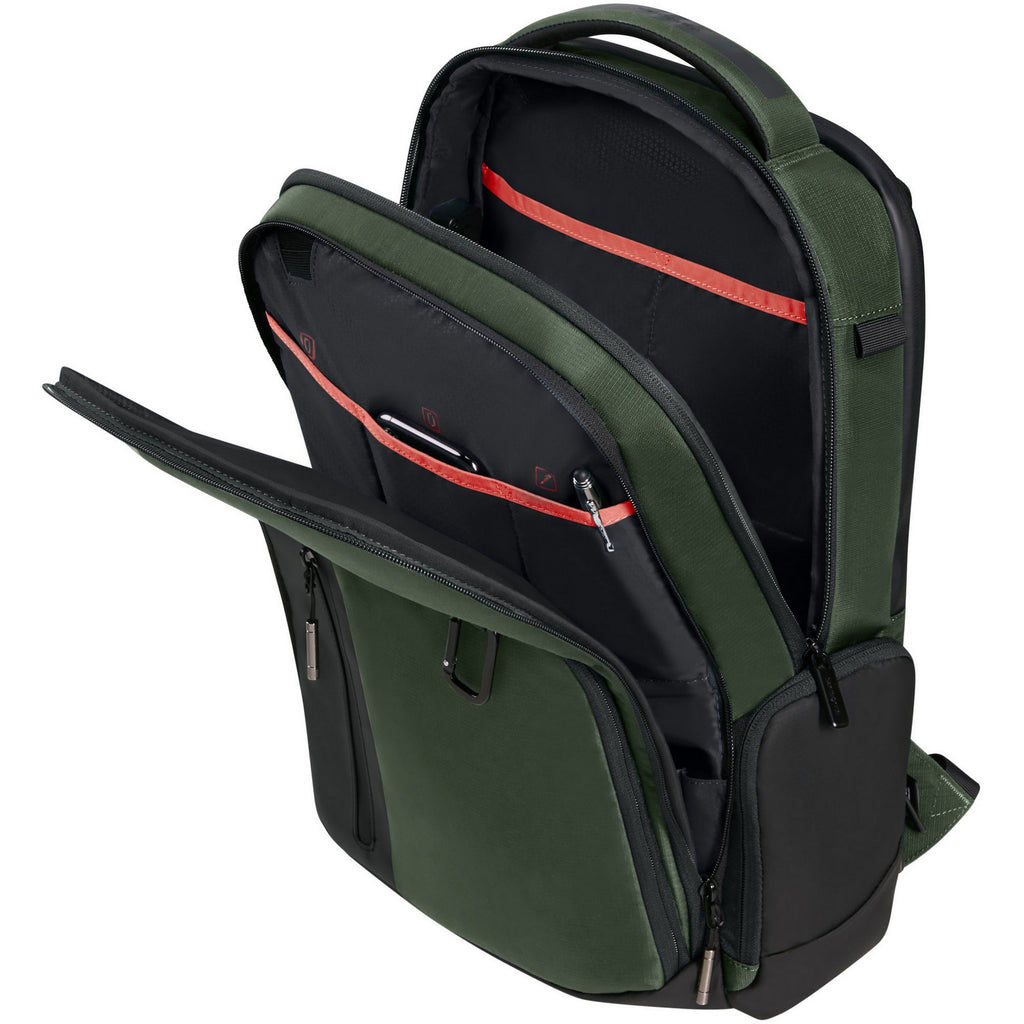  Samsonite Biz2go Daytrip 15,6 Inch Laptop Rugzak 22,5 Liter Earth Green