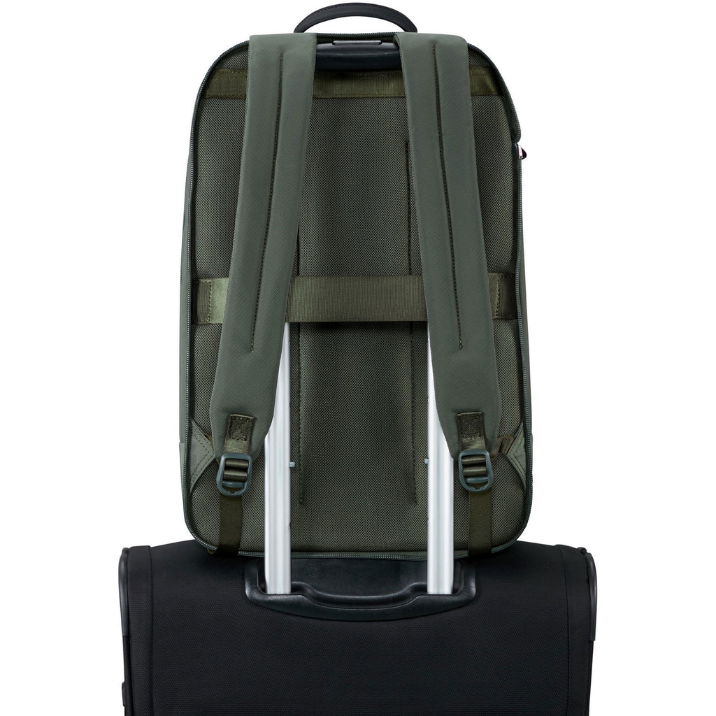 Samsonite Paralux 2-In-1 Travel 15,6 Inch Laptop Rugzak 26 Liter Olive