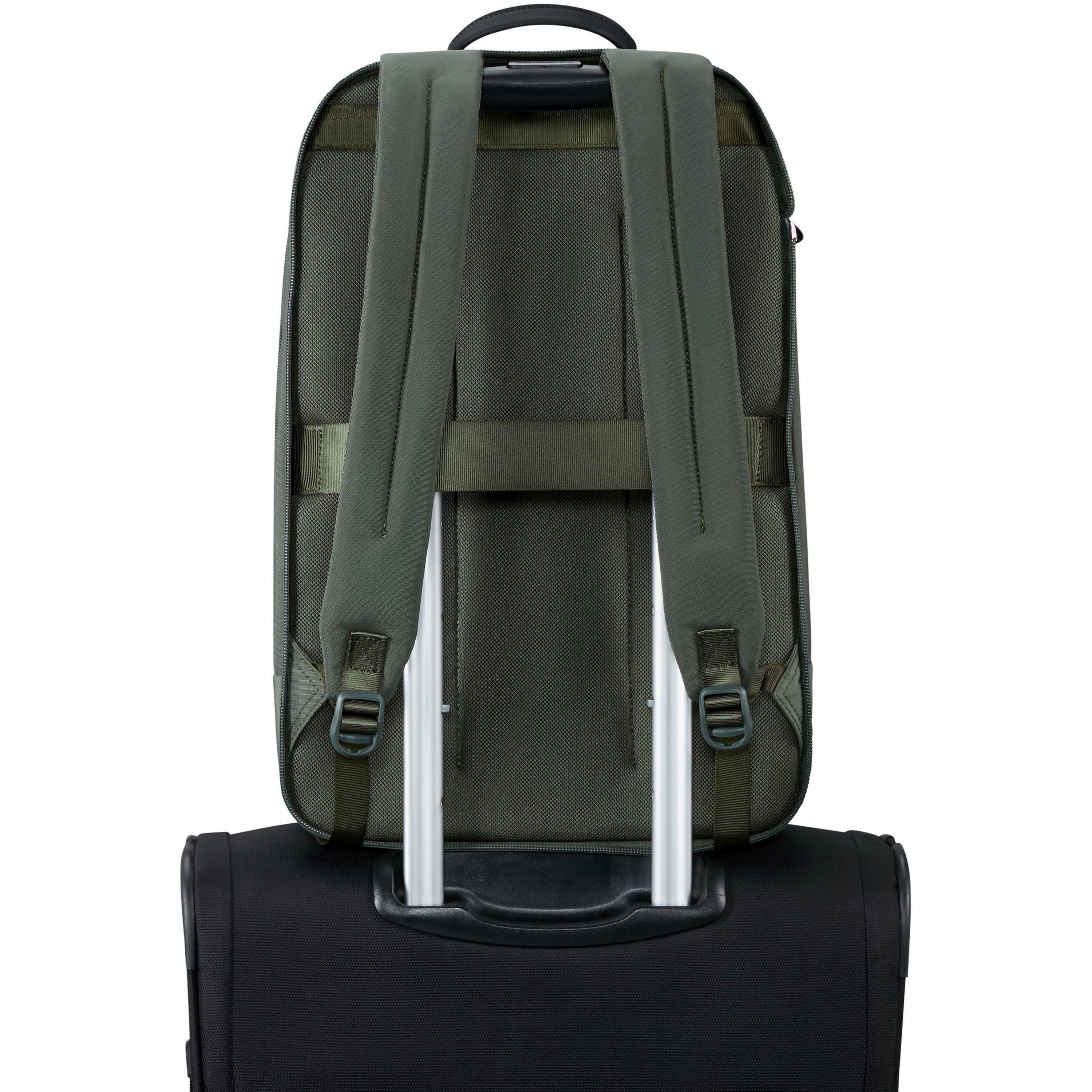  Samsonite Paralux 2-In-1 Travel 15,6 Inch Laptop Rugzak 26 Liter Olive