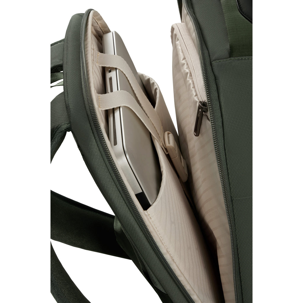  Samsonite Paralux 2-In-1 Travel 15,6 Inch Laptop Rugzak 26 Liter Olive