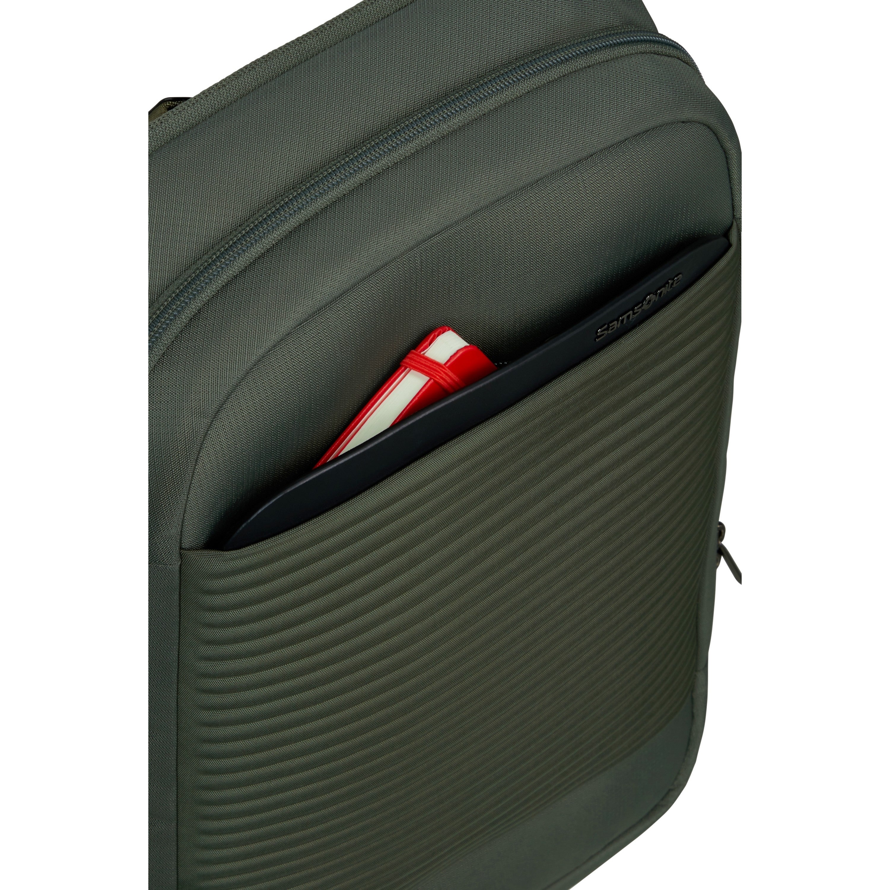 Samsonite Paralux 2-In-1 Travel 15,6 Inch Laptop Rugzak 26 Liter Olive